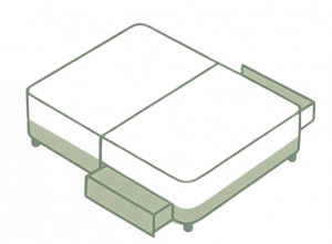 2 Drawers (footend)
